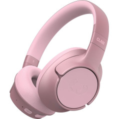 Fresh 'n Rebel Clam Fuse Bluetooth Headphones Over Ear with Hybrid Active Noise Cancelling, with ENC Microphone (Perfect Calls), Wireless Headphones with Ambient Mode, 45 Hours Playtime (Pink)