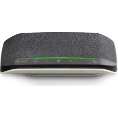 Poly Sync 10 USB Conference Speaker - Portable 2-in-1 Speaker for Audio/Video Conferencing and Music - USB Powered - Certified for Teams, Zoom and Google - Dual Microphone