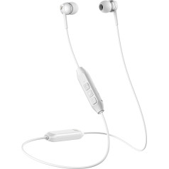 Sennheiser CX 150BT Bluetooth 5.0 Wireless Headphones - 10 Hours Battery Life, USB-C Fast Charge, Connectivity for Two Devices, White (CX 150BT White)