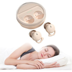 Xmenha Invisible Nude Bluetooth Sleep Earbuds for Side Sleepers Wireless Invisible Noise Cancelling for Sleep Tiny Sleep Earbuds for Small Ears Wireless Hidden