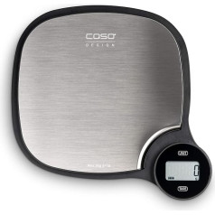 Caso Kitchen EcoMaster Design Kitchen Scale, Digital Kitchen Scale, Battery-Free Use by Kinetic Energy, Environmentally Friendly and Sustainable, Weighing Scale up to 5 kg in 1 g increments