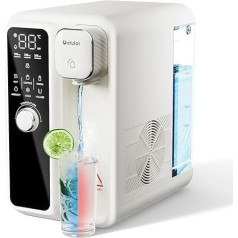 Ontulor Table Water Filter System UV - Instant Distributor for Hot and Cold Filtered Water, Drinking Water Purifier 0.01 μm, Large Water Tank 3.5 Litres, HC1