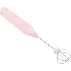 Electric Mini Stirrer, Wireless Whisk, Kitchen Mixer with 3 Mixing Modes, Stainless Steel Whisk for Smoothies, Cakes, Butter, Cookies, Sauces and Soups (Pink)