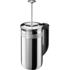 KitchenAid 5KCM0512ESS, ARTISAN Pressstempelkanne mit eingebauter Waage und Timer , Edelstahl