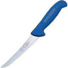 F. DICK Skinning knife, butcher knife ErgoGrip (knife with blade 18 cm, X55CrMo14 steel, rust-proof, 56 HRC) 82264181, chrome steel, blue