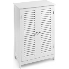 Pelipal Quickset 928 Bathroom Cabinet in White, 60 cm Wide, Base Cabinet with 2 Doors and 1 Shelf