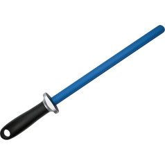 Neustanlo Ceramic Sharpening Rod Sharpening Steel Oval Blue 37 cm