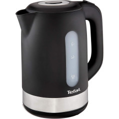 Tefal 3045386354184 KO330830 Wasserkocher, Rostfreies Metall, 1.7 liters, schwarz/Silber