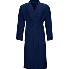 Vossen Wellington L Women's and Men's Bathrobe, Black - 790.