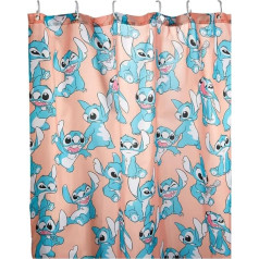 Disney Stitch All Over Print Shower Curtain