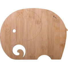 NineLives Wooden Elephant Breakfast Board 23.5 x 18.5 x 0.5 cm