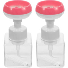 2 Bottles Foaming Soap Dispenser Cat Claws Foam Making 250 ml, Foaming Bottle, Pump Empty Bottles, Refillable Foam Lotion Soap Pumps for Travel, Bathroom, Kitchen, Shower Gel