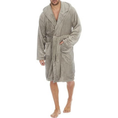 Octopus Extra Soft Men's Microfibre Dressing Gown with Hood Dressing Gown Cuddly Sauna Gown f5710