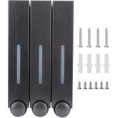 zalati Soap Dispenser 3 in 1 Wall Mount Soap Shampoo Lotion Modular Design Shower Dispenser for Hotel Bathroom