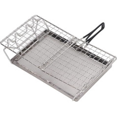 Yusat Camping Stove, Foldable Portable Toaster, Sturdy Structure, Stainless Steel, Outdoor Stove, Toaster, Gas Stove for Picnic