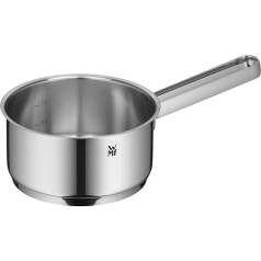 WMF Belmonte Saucepan 16 cm without Lid, Small Pot 1.5 L, Small Cooking Pot, Pasta Pot, Induction Milk Pan, Polished Cromargan Stainless Steel, Uncoated, Oven-Safe