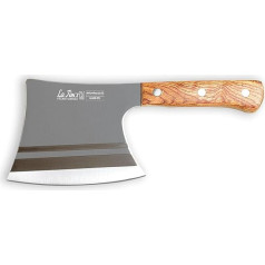 LA TIM'S Chopping Knife, 0.9 kg Heavy Cleaver with Hand-Forged Carbon Steel, Butcher Knife for Chopping Bone, Solid Wood Handle