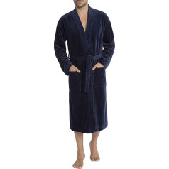 Calida After Shower Men's Comfort Bathrobe with Terry Cloth Lining