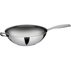 kela Flavoria 10193 Wok, Diameter 32 cm, 5 L, 18/10 Stainless Steel, Universal Base, Heat Resistant up to 220 °C