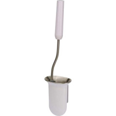 Joseph Joseph Flex Steel Hygienic Toilet Brush Silicone with Wall Mount, Drip Free, Clog Free Head - White