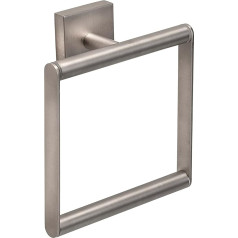Chiswick Flexi-Fix-Handtuchring, zur Wandmontage, gebürstetes Nickel