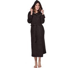 RAIKOU Malibu Women's Bathrobe, Dressing Gown, Sauna Gown with Hood, Super Fluffy and Soft, All Sizes
