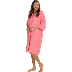 Style It Up Ladies Terry Cloth Zipped Cotton Bathrobe Loungewear