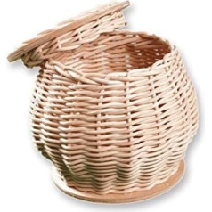 Zita's Creative Craft Set - Basket with Lid, Wicker, Wicker, Reed Set, Wicker Material, Wicker Set, Rattan