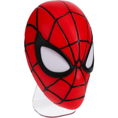 Paladone Spiderman Masquerade Lamp Desk Lamp or Wall Mountable Marvel Merchandise USB Cable Included, Red, One Size