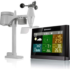 Bresser Wireless Weather Station with Outdoor Sensor Weather Centre with 5-in-1 Outdoor Sensor