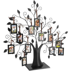 Ejoyous Family Tree for Family Photos, Fashionable Family Photos Frame Display Tree with Hanging Picture Frame Home Decor Good Gift