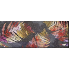 wash+dry Erbario Door Mat, 75 x 190 cm, Washable for Indoor and Outdoor Use