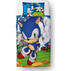 Sonic The Hedgehog Children's Bed Linen Single Blue