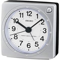 Seiko Funkwecker silber Kunststoff QHR201S