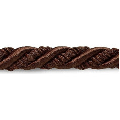 Expo International – 5/16 Decorative Cord Trim Embellishment, 20 Yard, Chocolate