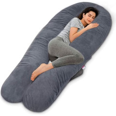 Dream Night U Shaped Pregnancy Pillow Cover Removable and Washable in Cotton