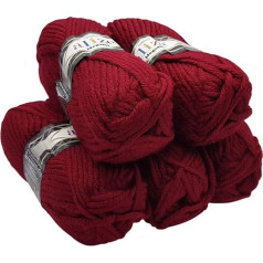 Alize Megafil Super Thick Wool Knitting and Crochet 500 g Knitting Wool Package (5 x 100 g )