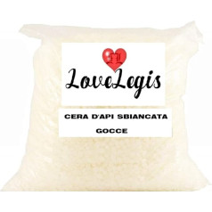 LoveLegis Bleached Beeswax Drops High Quality Also for Cosmetics 1 kg