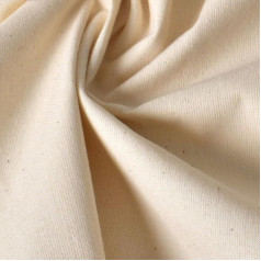 DHS 100% Natural Calico Cotton Unbleached Medium Weight 160cm Extra Wide 5 Metres