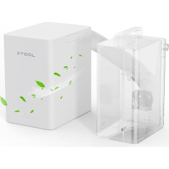 xTool F1 Desktop Air Purifier, Smoke Extractor with 3 Layer Filtering, Hepa Portable Air Purifier Only for xTool F1 Laser Engraver, Air Purifier for Laser Engraver for Wood and Metal