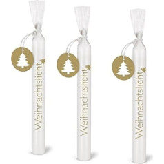 Colour-up Christmas Light Candle Tree Gold Set of 3 Bulla Design