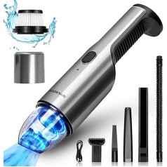 Aigostar Harold Handheld Vacuum Cleaner, 70W Wireless USB Rechargeable Handheld Vacuum Cleaner Car Vacuum Cleaner Numerous Accessories for Car/Home/Office