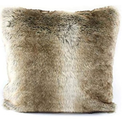 Gözze Elegant fur look cushion cover, lynx design.