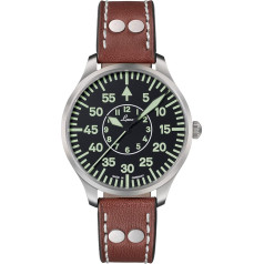 Laco Fliegeruhr Zürich.2 40 Made in Germany - 40mm Ø High Quality Quartz Watch - Type B - Unique Quality Outstanding Workmanship - Waterproof, Strap.