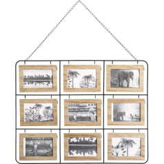 Nomade Photo Collage 18 Photos Chestnut Brown Atmosphera Créateur d'intérieur