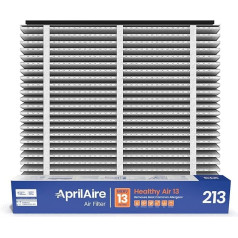 aprilaire 213 Filter Single Pack for Air Purifier Models 1210, 2210, 3210, 4200, space-gard 2200, Pack of 8, White, 8