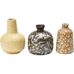 Main + Mesa Set of 3 Reactive Glaze Stoneware Vases