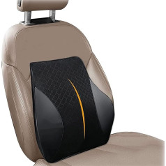 ZPPLD Car Lumbar Support Pillow, Lumbar Cushion, Back Support Pillow, Memory Foam Cushion for Car Seat, Office Chair, Sofa or Couch, Relieve Back Pain and Sciatica Pain Relief