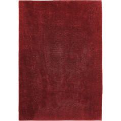 andiamo Orvieto Woven Rug Plain Rug for Bedroom Dining Room Living Room 120 x 170 cm Terracotta