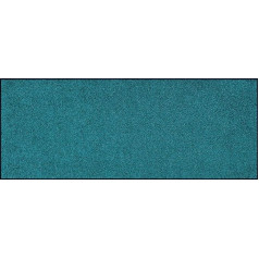 wash+dry Fußmatte, Peacook Green 75x190 cm, innen und außen, waschbar, Bunt